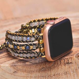 Labradonit karkötőszíj (Apple Watch)